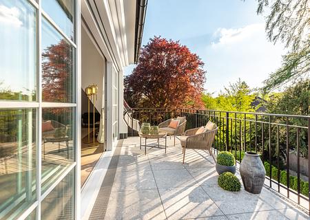Stil, Design und Eleganz: Luxuriöses Penthouse mit Liftzugang und Hobby-Einheit - Hochklassiges Penthouse mit Westterrasse