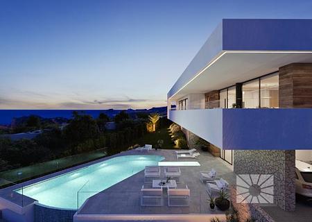 Villa Brisa de Mar moderne Luxusvilla zu verkaufen Residencial Jazmines Cumbre del Sol - AJ063-01