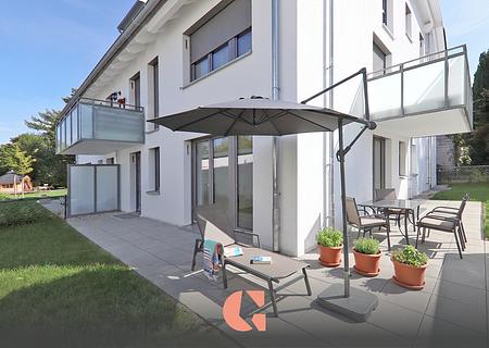 Moderne Gartenwohnung mit West-Terrasse - Nähe Aubinger Lohe - Sonnige Süd-West Terrasse & Garten