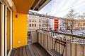 HEGERICH: Modernes, möbliertes Wohnen: 2 Zimmer, offener Wohnbereich, Balkon im zentralen Nürnberg - Balkon