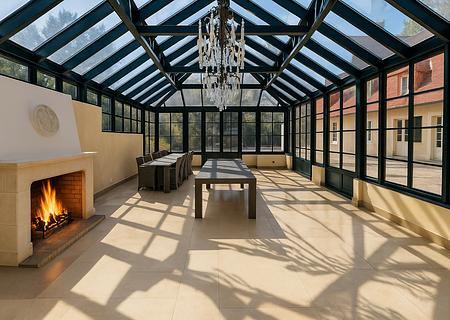 Spektakuläres u. luxuriöses Anwesen mit Pool & Wellnessbereich auf Parkgrundstück Nahe München - Orangerie (KI)