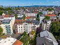 ++Charmante 2-Zimmer-Wohnung mit durchdachtem Grundriss und Gemeinschaftsgarten in beliebter Lage++ - Luftbild - Rückseite