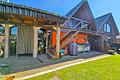 PREIS-SENSATION !!! Leben wie im PARADIES *** 212 m² EFH mit viel FLAIR & Einliegerwohnung ! - Blick auf Wintergarten Grillbereich und Werkstatt