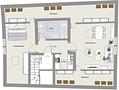 Lichtdurchflutete 2-Zimmer-Dachgeschosswohnung - Grundriss
