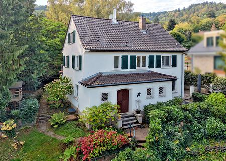 Grünes Paradies in Top-Lage Heidelberg-Schlierbach: Bestehendes Haus sanieren oder neu bauen - Ansicht