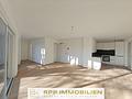 Erstbezug: Neubau-Penthouse mit Klimaanlage in beliebter Waldrandlage - Wohnzimmer