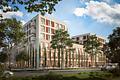 Zentral gelegene, perfekt geschnittene 3-Zimmer-Wohnung mit West-Balkon - Hausansicht mit begrünter Fassade