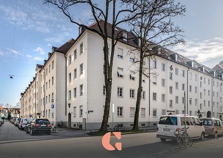 Raritätenlage von Schwabing - Imposante Altbauwohnung - Hausansicht