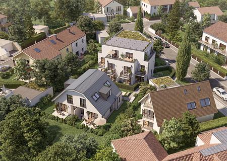Neubau: Raffiniert geschnittene 2-Zimmer-Wohnung mit zwei sonnigen Balkonen - Hochwertiges Neubauprojekt (Visualisierung)