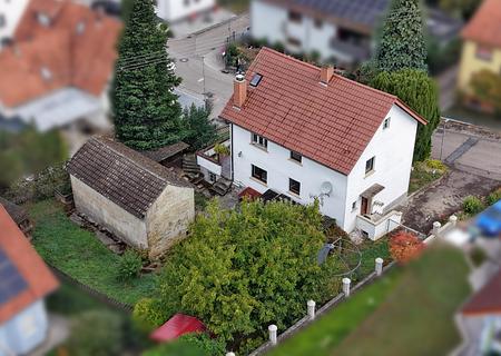 Gemütliches Zuhause mit großem Garten und Ausbaupotenzial in Sinsheim-Waldangelloch - Ansicht von oben