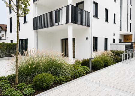 Vielseitig nutzbare Gewerbeeinheit im Neubau - Aussenansicht