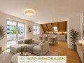 4,5-Zimmer-Maisonette-Wohnung – Großzügig, modern & familienfreundlich - Visualisierung Wohnzimmer mit Küche