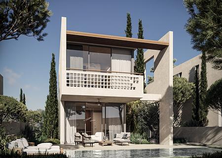 Villa mit Pool und 3 Schlafzimmer - Type_A_Back 