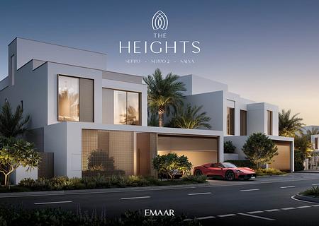 Salva - Villa in Top-Community -
4 BR mit Pool - THE_HEIGHTS_4br_type_b_front_the_heights_3D_render_by_VV.