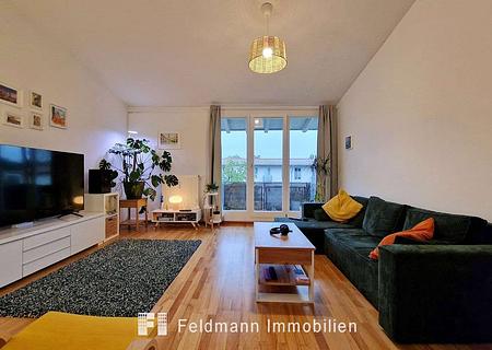 Ottobrunn: Hell, hohe Räume, idealer Schnitt - superschöne Wohnung in ruhiger Lage. - Wohnzimmer