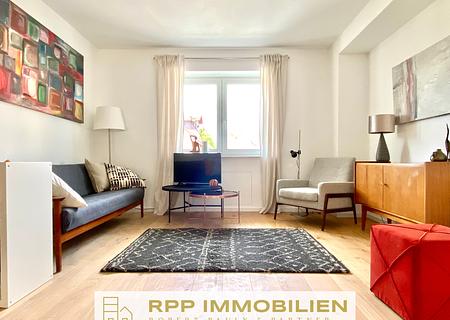 Kernsanierte Maisonettewohnung in Lohhof – stilvoll wohnen oder 4,35 % Mietrendite sichern - Wohnzimmer