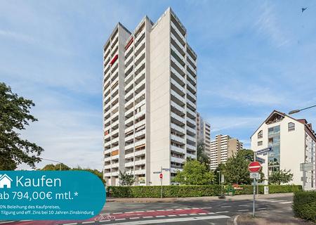 ++ Helles 2-Zimmer Apartment mit Aussicht in Niederrad - Ideale Kapitalanlage mit Potenzial ++ - Außenansicht