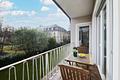 Stil und Charme: Möblierte 2,5-Zimmer-Wohnung mit Balkon in feinster Bogenhauser Lage - Ost-Balkon mit Blick ins Grüne