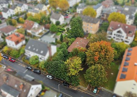 ++Grundstück zur Neubebauung zentral in Bad Homburg++ - Luftbild 