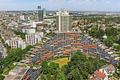 ++ Stadtblick deluxe: Provisionsfrei 2-Zimmer-Wohnung mit Skyline und Pool ++ - Luftbild hinten