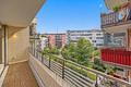 3 in 1 für Familien: 4-Zimmer-Wohnung, XXL-Keller & Tiefgaragenstellplatz - Balkon 1 mit Blick in den begrünten Innenhof