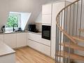 Helle Maisonettewohnung mit Südbalkon in ruhiger Alleestraße – modernes Wohnen in Krefeld-Kempener Feld - 008 offener Küchenbereich