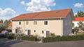 Exklusives Eckgrundstück: Lichtdurchflutetes Neubau-Reihenendhaus in Obing - 3-Spähner Straßenansicht