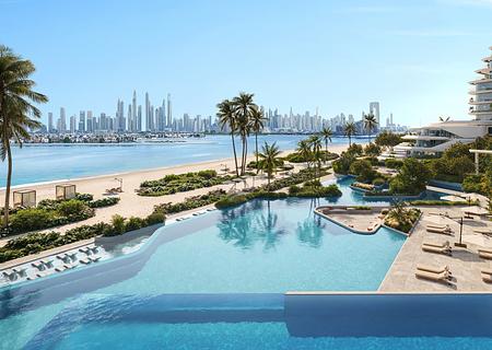 Auf der Palme - mehr muss man zur Lage nicht sagen - Palm Jumeirah ist ein Wahrzeichen - Infinity Pools & Private Beach