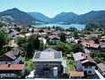Exklusive Neubauwohnung mit traumhaftem Süd- & Westpanoramabalkon am Schliersee - Vogelperspektive Stand 07.26