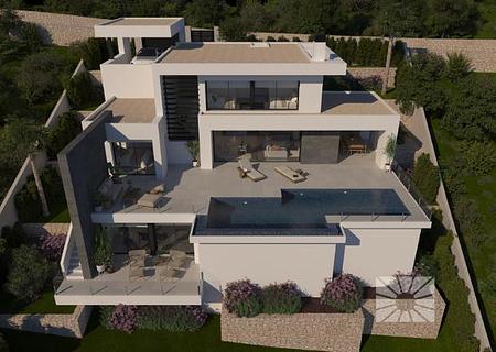 Villa mit privatem Pool und Meerblick. Modell Iseo - AL030-01