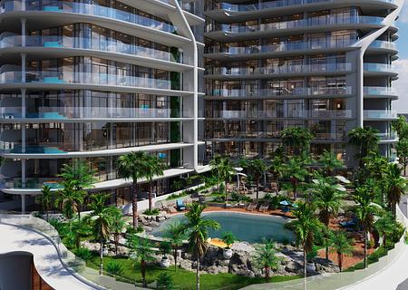 2 Zimmer-Apartment plus 1 extra Raum als Büro oder Schlafzimmer und Pool auf dem Balkon - 2026 einziehen - Resort 