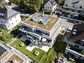 Großzügig, modern, lichtdurchflutet: Ideale 3-Zimmer-Wohnung nahe Perlacher Forst-sofort beziehbar! - Garten von oben