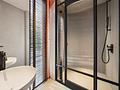 Außergewöhnliches Design-Penthouse mit großer Dachterrasse - Whirlpool  & bis zu 3 TG-Plätzen - Modernes Bad mit Glasdusche und Tageslicht