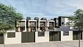 Reihenhäuser mit 3 Schlafzimmern, 3 Bädern, Dachterrasse, Kfz-Stellplatz und Privatpool