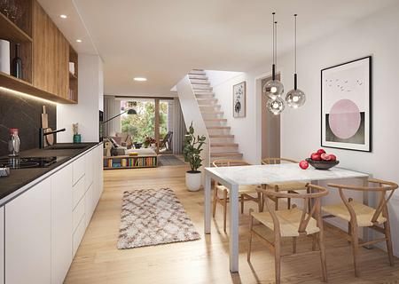 Wohnen mit Wow-Faktor! Phantastisches Penthouse mit Lech- und Altstadtblick - offener Wohn- und Essbereich
