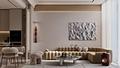 Boulevard Heights - Dubailand - 3 Zimmer mit Pool auf dem Balkon - Living (1)