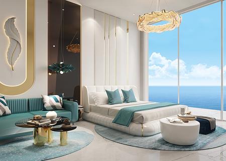 Studio mit Pool auf dem Balkon -Meerblick - Maritime Islands - studio 01_