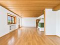 Alpenrefugium mit 150 m² Wohnfläche, Privatgarten und Panoramablick über Bayrischzell - Wohnzimmer