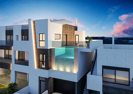 Schöner Apartmentkomplex mit Infinity-Pool - nocturna