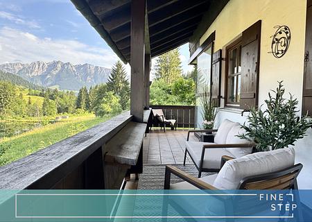 Einzigartiger Bergblick - sanierte 3-Zimmer Wohnung in den Chiemgauer Alpen - Finestep Immobilien