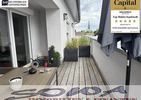 Exklusive 3,5 Zimmer Penthouse Wohnung mit Dachterrasse und TG-Stellplatz in Neuburg - Zentrumsnah! - Ein Objekt von Ihrem Immobilienpartner SOWA Immobilien und Finanzen