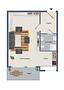 charmantes 1-Zimmerappartement - Grundriss