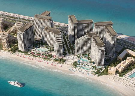 Nikki Beach - Al Marjan Island - 26_24 ALDAR_Nikki_S090_EXT_Aerial REV_HR