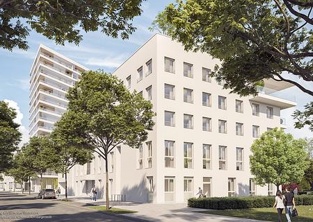4-Zi-Whg. mit 2 großzügigen Tageslichtbädern, davon 1 en suite und Balkon zum Park - Illustration 1