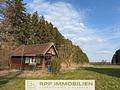 Sonniges Baugrundstück für eine Doppelhaushälfte in ruhiger Feldrandlage und optional 3,5 ha Land - Gartenhütte auf dem Grundstück