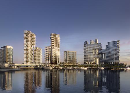 2 BR + Study - Marasi Bay Marina - Dubais neuer Luxusbezirk im Burj Khalifa District - VelaViento_Exterior_FamilyShot
