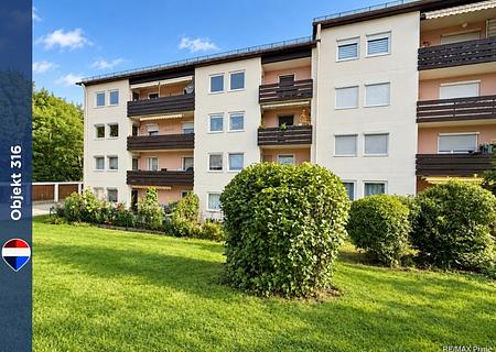 4-Zimmer-Wohnung in ruhiger Lage von Miesbach – Südbalkon, Stellplatz & vermietet - Objekt 316
