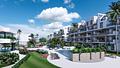 Appartements mit 2 Schlafzimmern, 2 Bädern, Klimaanlage, Einbauküchen mit Elektrogeräten, Tiefgaragenstellplatz, Gemeinschaftspool und Spa