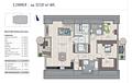 Lichtdurchfluteter Luxus im Dachgeschoss: Großzügiges 3-Zimmer-Penthouse - sofort beziehbar! - Grundriss