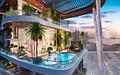 4-BR Super Luxury by Cavalli - Dubai Harbour - Damac Bay 2 - Balcony Shot Rev 1